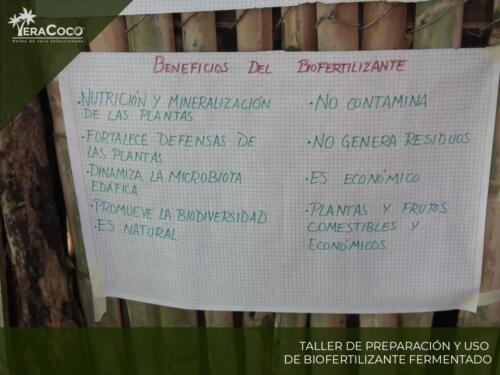 Beneficios del Biofertilizante. VeraCoco